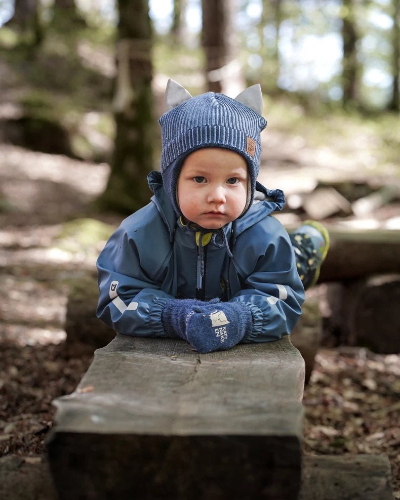 Kattnakken Babylue i Merinoull - Midnatt for barn - Brobrobrille