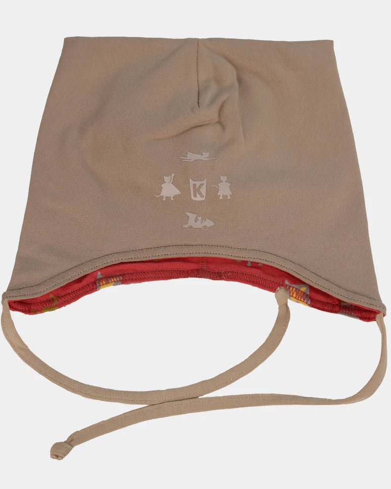 Kattnakken Babylue Vendbar - Stokkrose / Lys Bark for barn - Brobrobrille