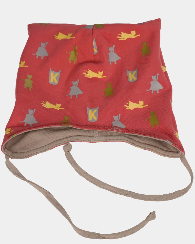 Kattnakken Babylue Vendbar - Stokkrose / Lys Bark for barn - Brobrobrille