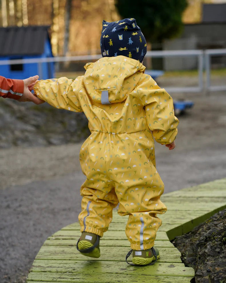 Kattnakken Babyregndress Dugg - Bananskum for barn - Brobrobrille