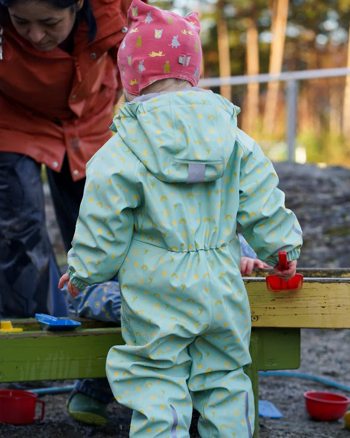 Kattnakken Babyregndress Dugg - Jane Pistasj for barn - Brobrobrille