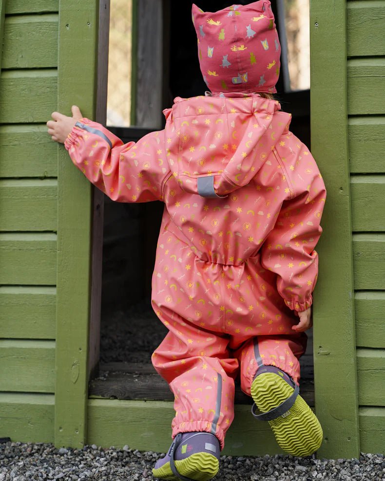 Kattnakken Babyregndress Dugg - Stokkrose for barn - Brobrobrille