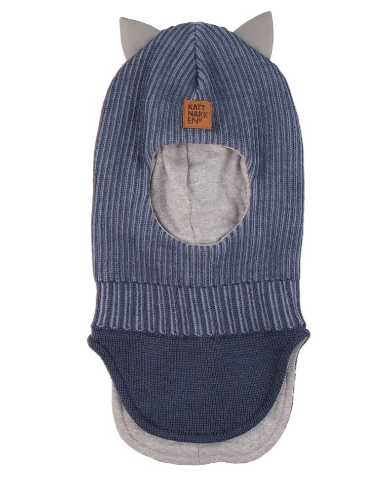 Kattnakken Balaklava i Merinoull - Midnatt for barn - Brobrobrille