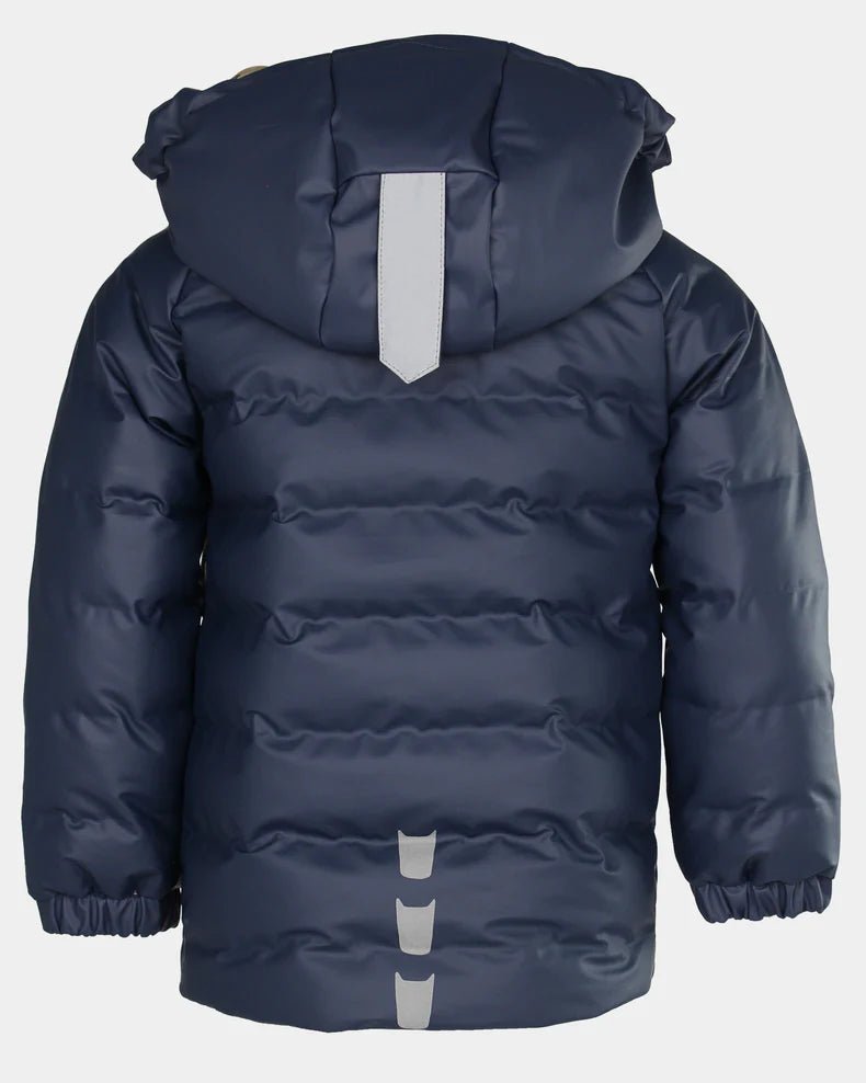 Kattnakken Bobleregnjakke Dis - Marine for barn - Brobrobrille