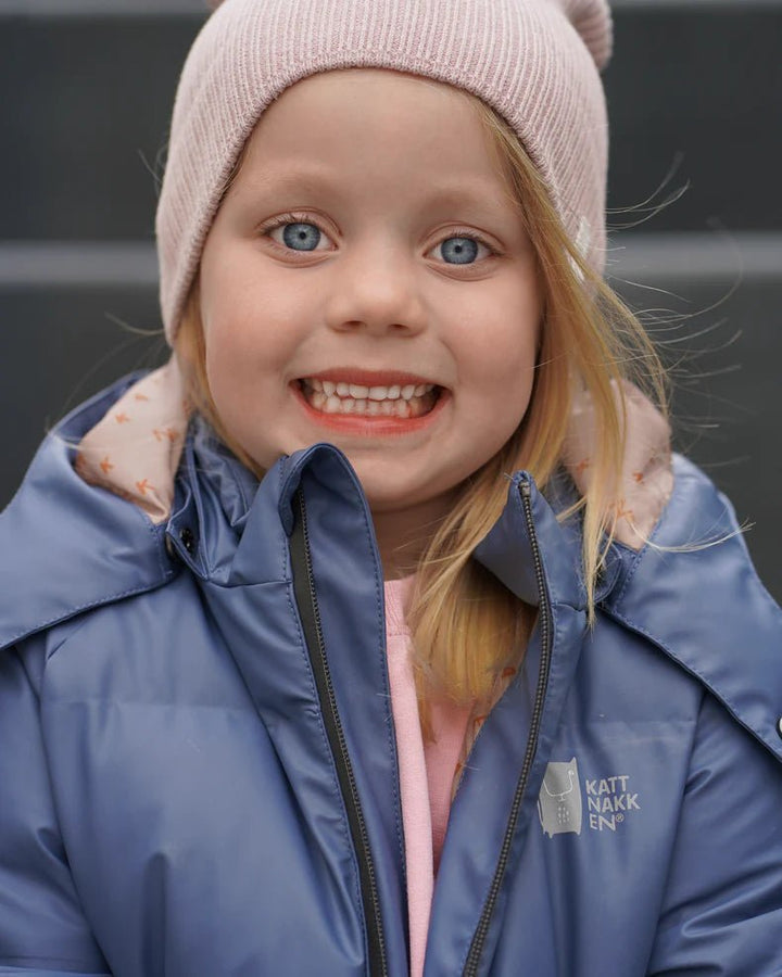 Kattnakken Bobleregnjakke Sludd Barn - Slåtterøy for barn - Brobrobrille