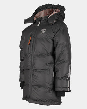 Kattnakken Bobleregnkåpe Sludd Junior - Kattesvart for barn - Brobrobrille