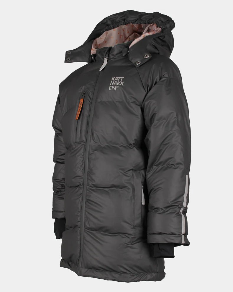 Kattnakken Bobleregnkåpe Sludd Junior - Kattesvart for barn - Brobrobrille