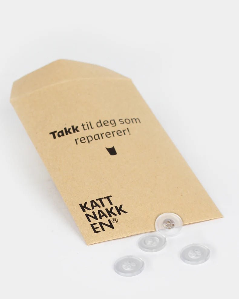 Kattnakken Fotstrikknapper (4 stk) for barn - Brobrobrille