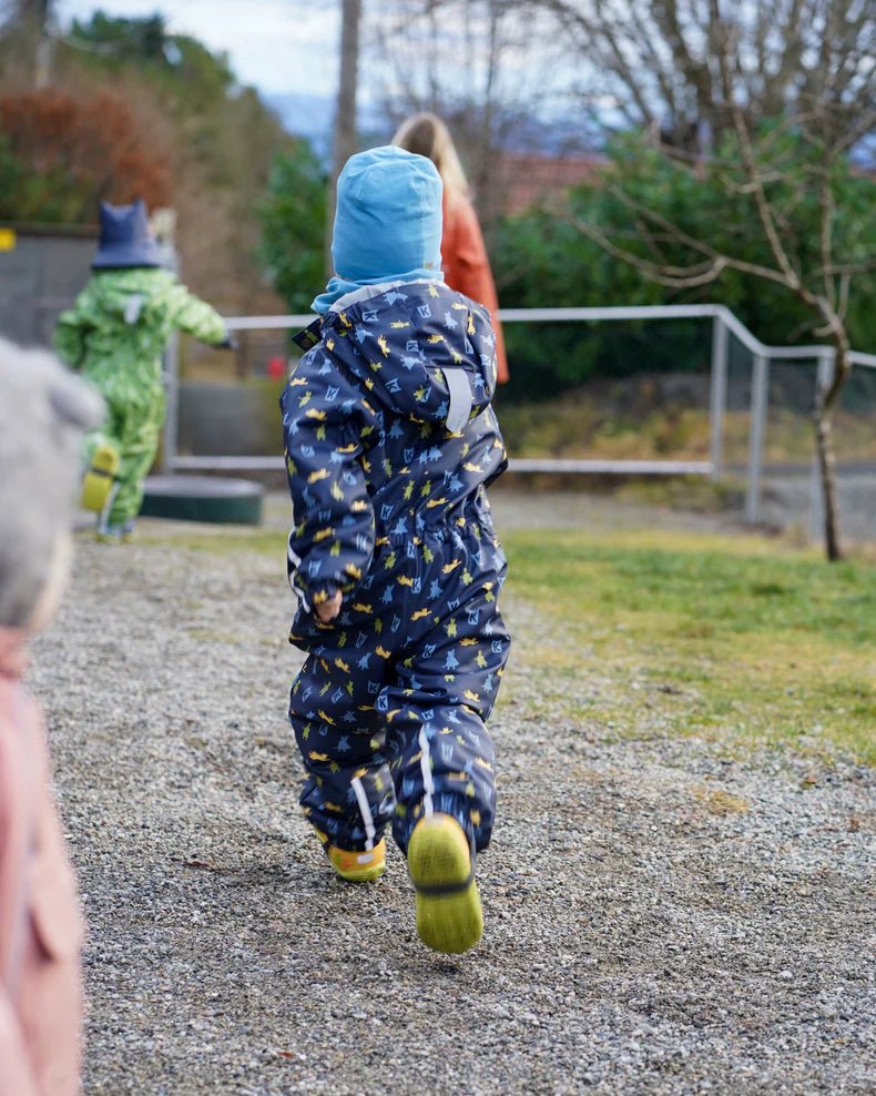 Kattnakken Helårsregndress Hagl - Marine for barn - Brobrobrille