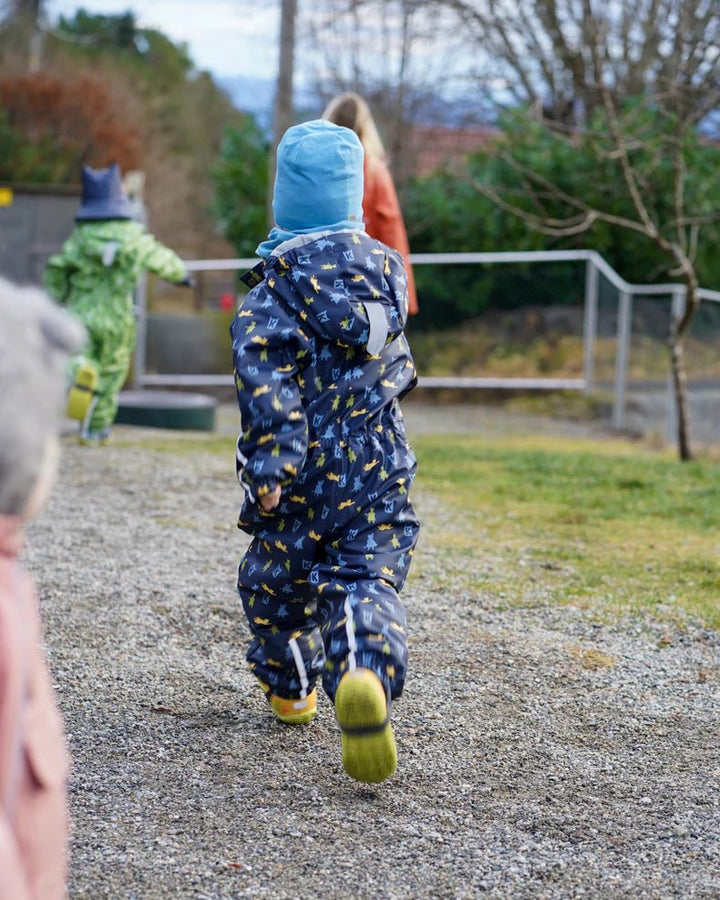 Kattnakken Helårsregndress Hagl - Marine for barn - Brobrobrille