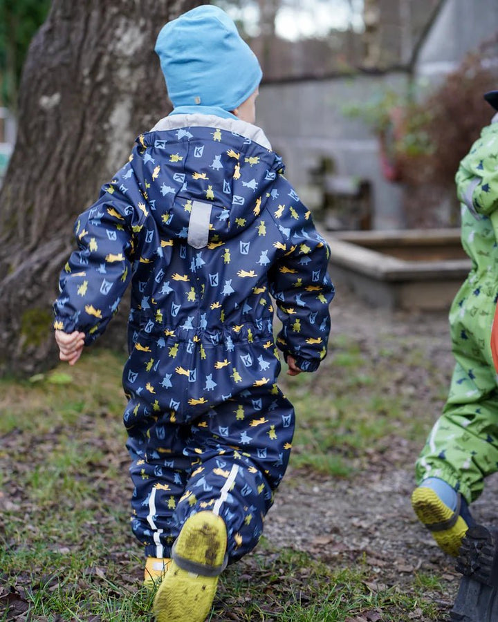 Kattnakken Helårsregndress Hagl - Marine for barn - Brobrobrille