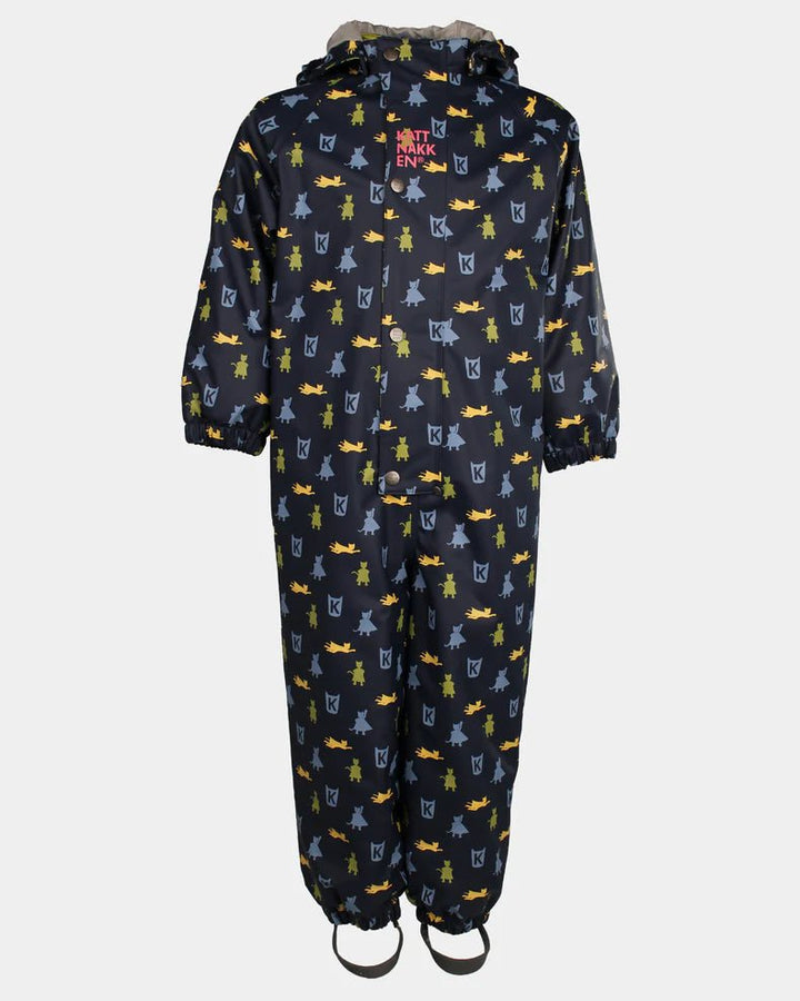 Kattnakken Helårsregndress Hagl - Marine for barn - Brobrobrille