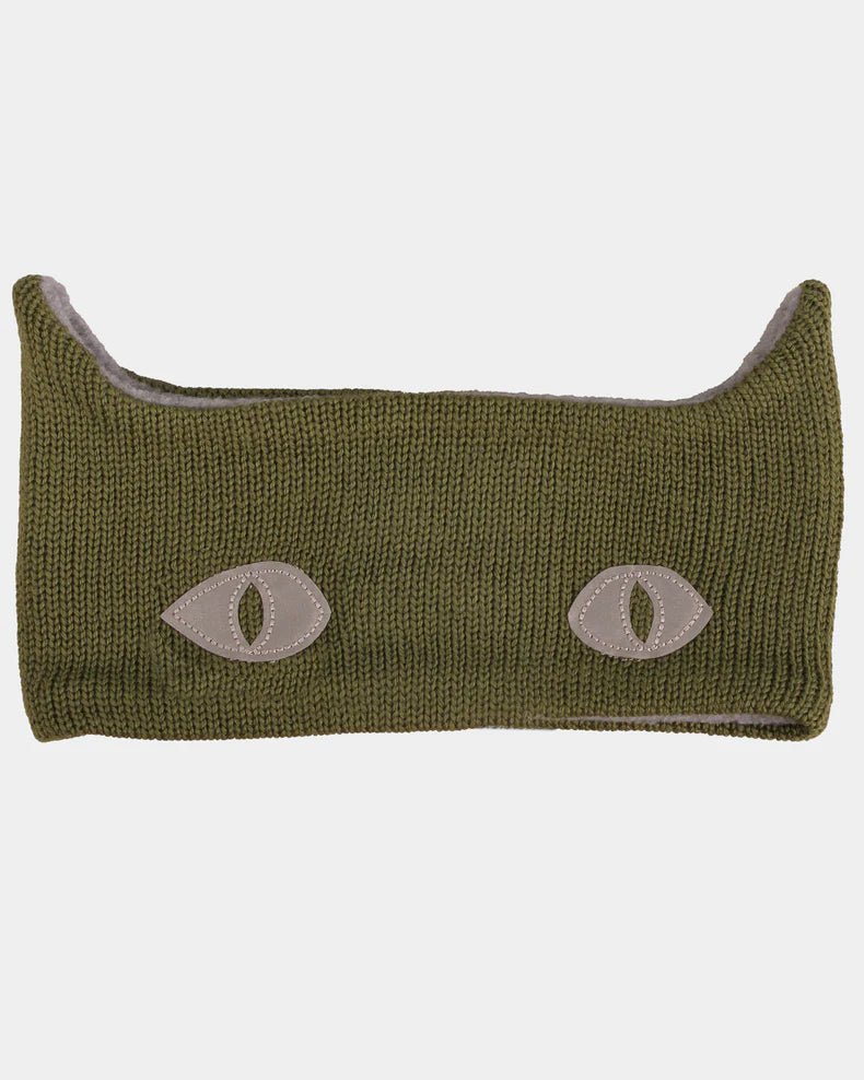 Kattnakken Panneband Merinoull – Mose for barn - Brobrobrille