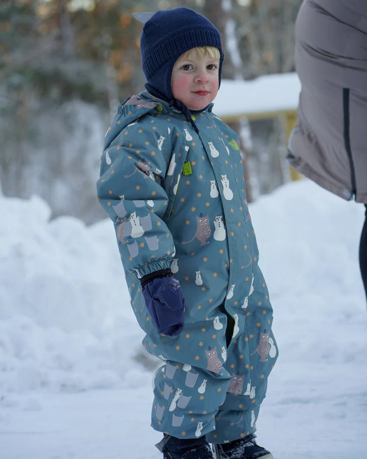 Kattnakken Parkdress Baby Snø - Hav for barn - Brobrobrille