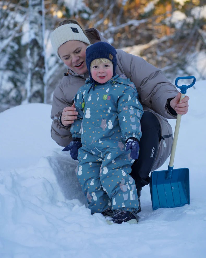 Kattnakken Parkdress Baby Snø - Hav for barn - Brobrobrille