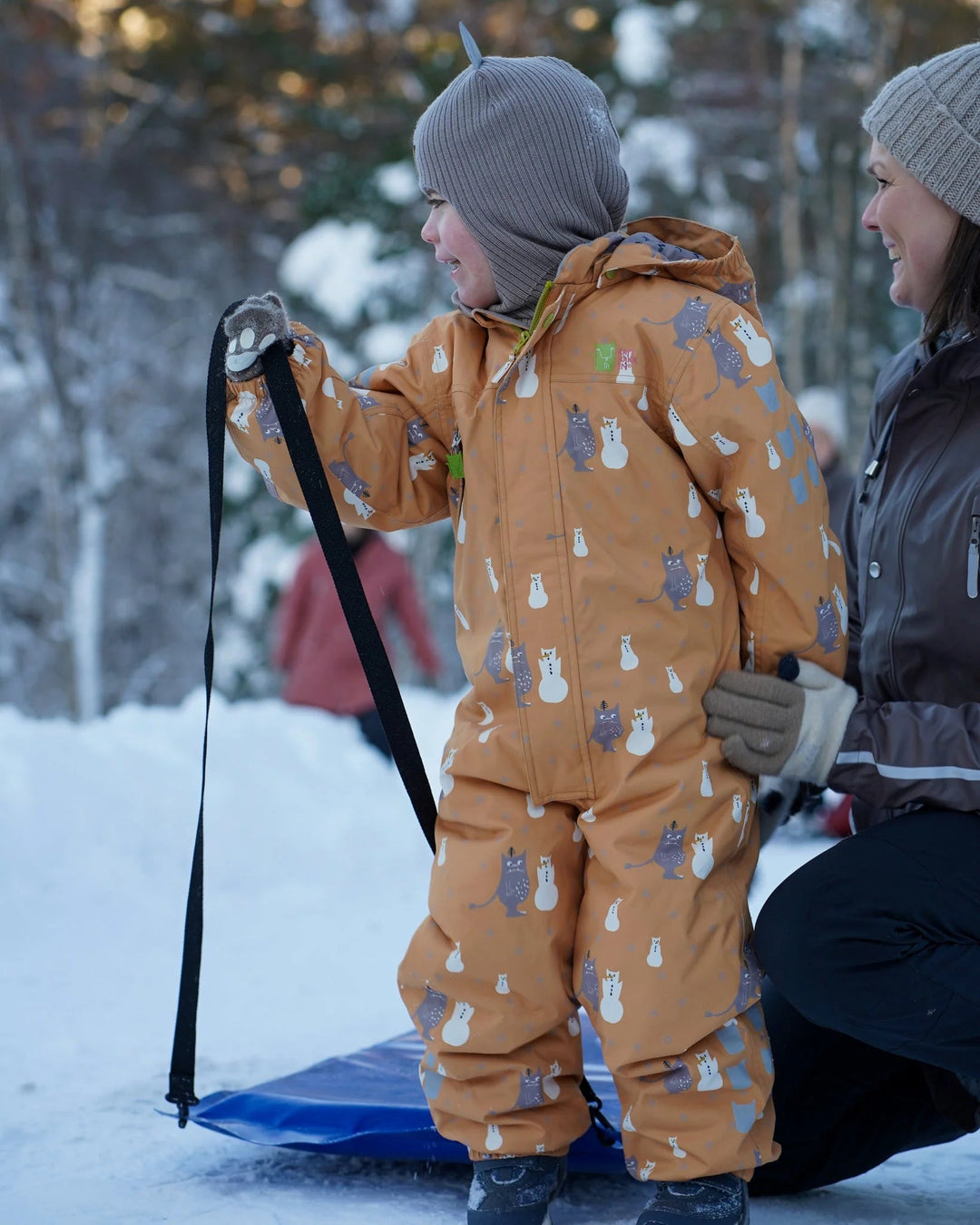 Kattnakken Parkdress Snø - Honning for barn - Brobrobrille