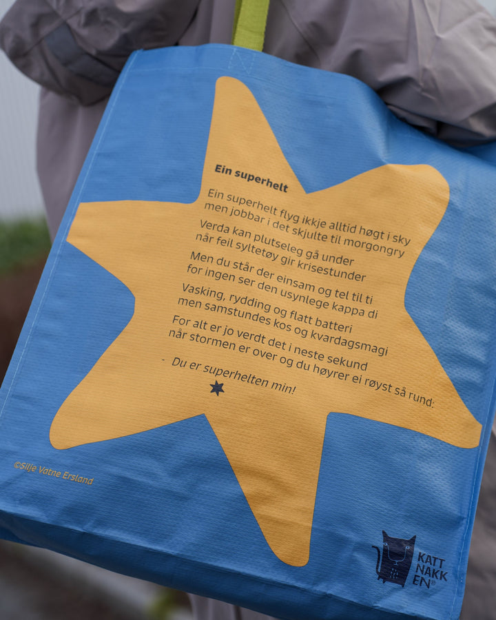 Kattnakken Pose Superkatten - Superblå for barn - Brobrobrille