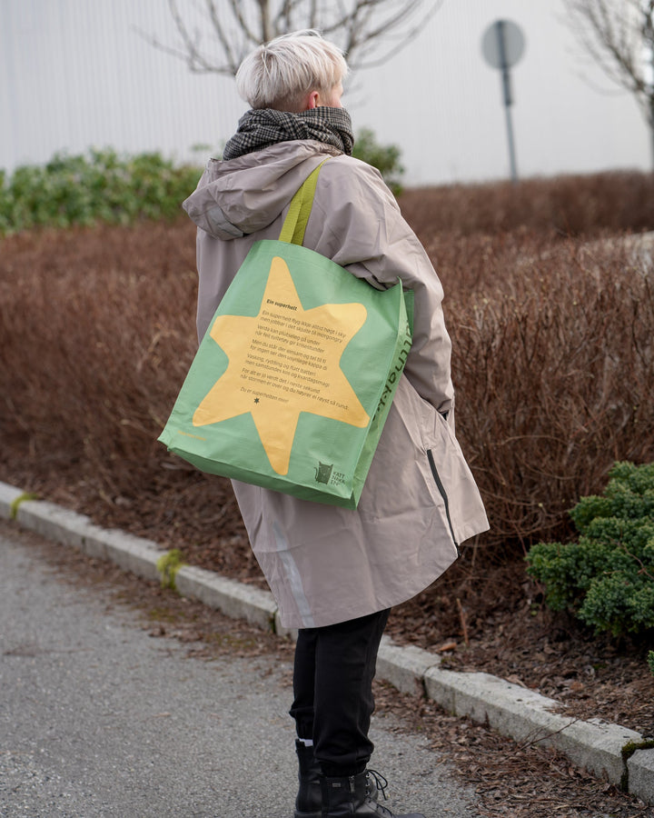 Kattnakken Pose Superkatten - Supergrønn for barn - Brobrobrille