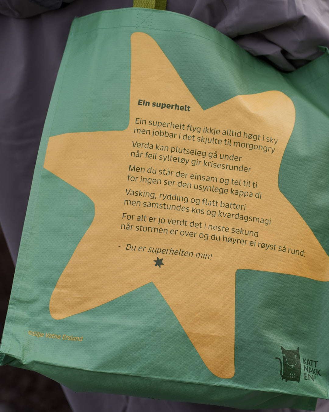 Kattnakken Pose Superkatten - Supergrønn for barn - Brobrobrille