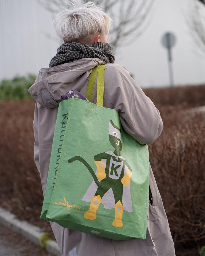 Kattnakken Pose Superkatten - Supergrønn for barn - Brobrobrille