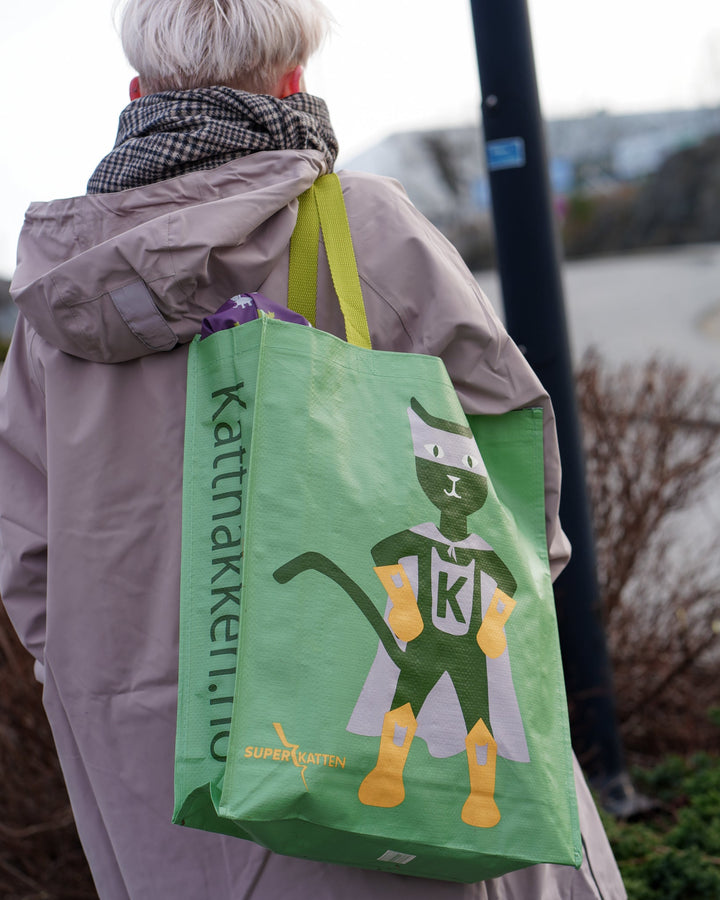 Kattnakken Pose Superkatten - Supergrønn for barn - Brobrobrille