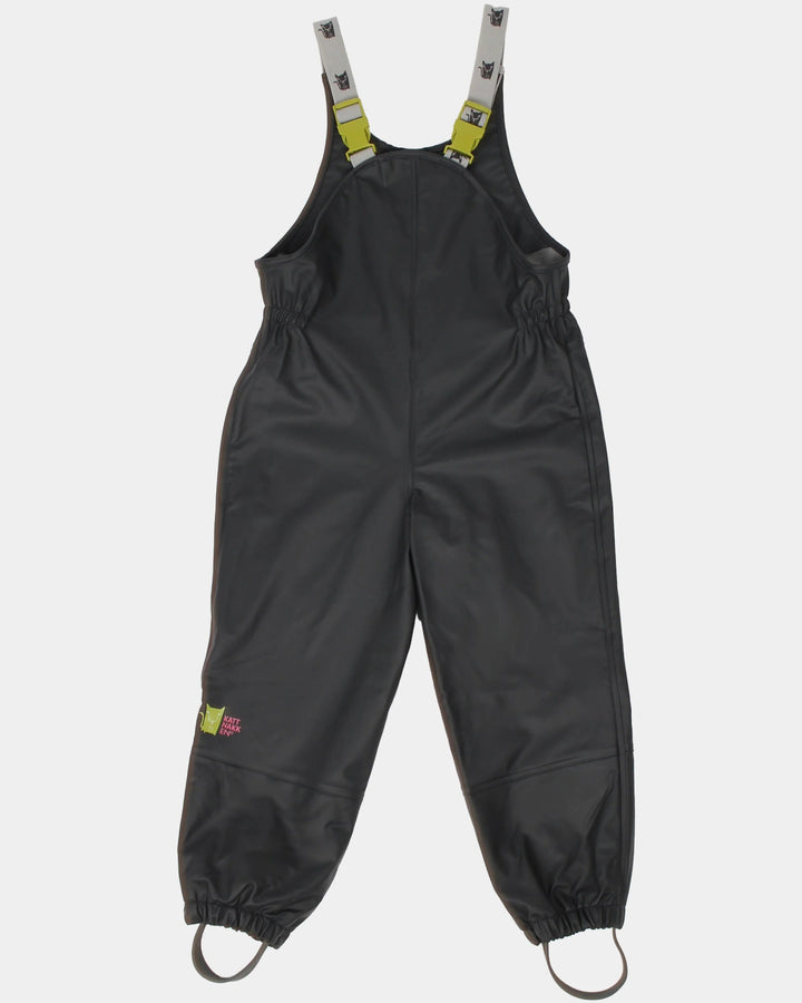 Kattnakken Regnbukse m/selar – Kattesvart for barn - Brobrobrille