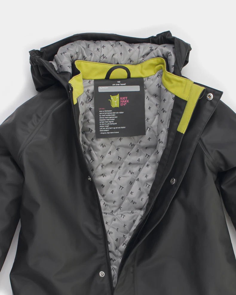Kattnakken Regndress Junior - Kattesvart for barn - Brobrobrille