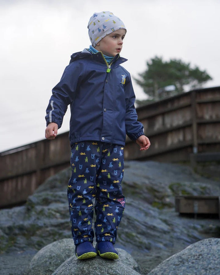 Kattnakken Regnsett Plask - Marine for barn - Brobrobrille