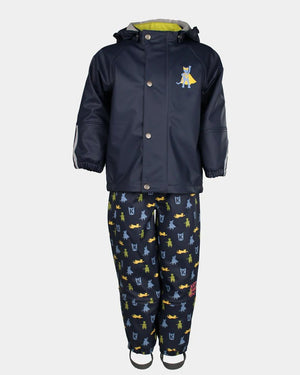 Kattnakken Regnsett Plask - Marine for barn - Brobrobrille