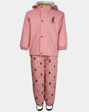 Kattnakken Regnsett Plask - Rosa Krystall for barn - Brobrobrille