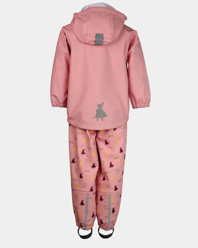 Kattnakken Regnsett Plask - Rosa Krystall for barn - Brobrobrille