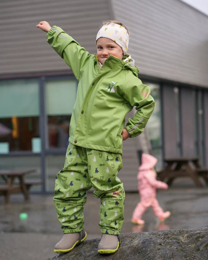 Kattnakken Regnsett Plask - Supergrønn for barn - Brobrobrille