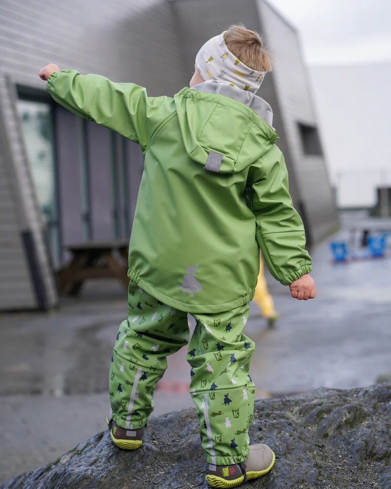 Kattnakken Regnsett Plask - Supergrønn for barn - Brobrobrille