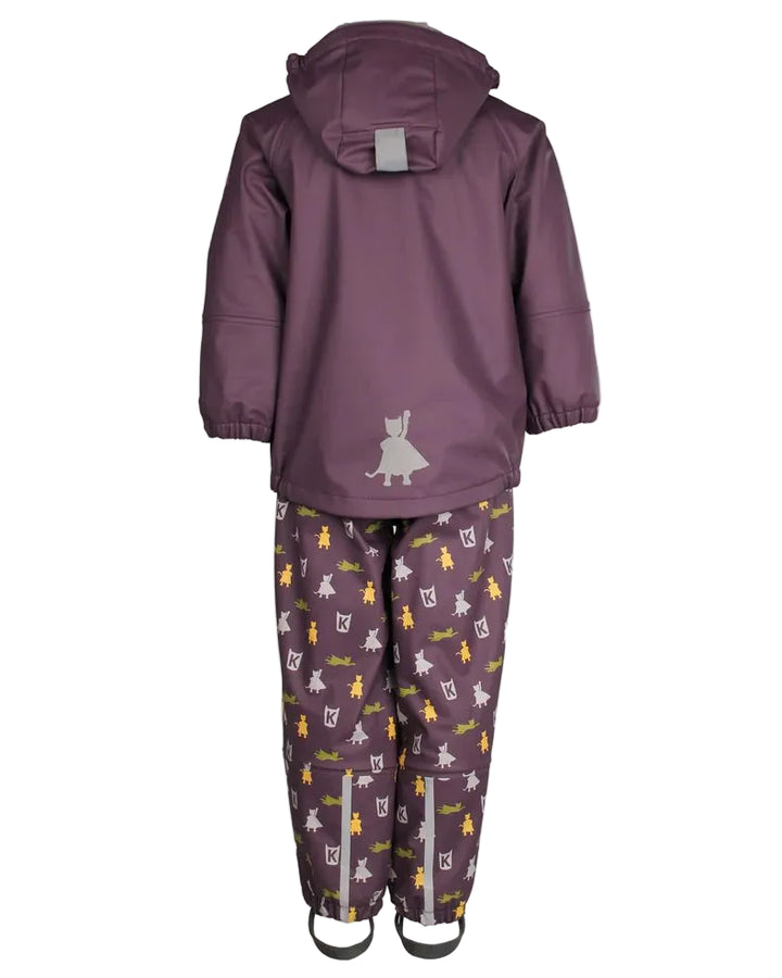 Kattnakken Regnsett Plask - Viola for barn - Brobrobrille
