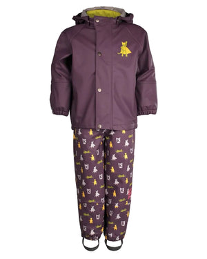 Kattnakken Regnsett Plask - Viola for barn - Brobrobrille