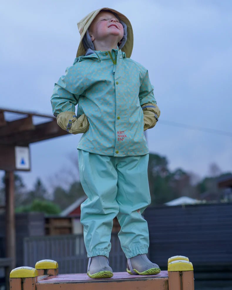 Kattnakken Regnsett Yr - Jane Pistasj for barn - Brobrobrille