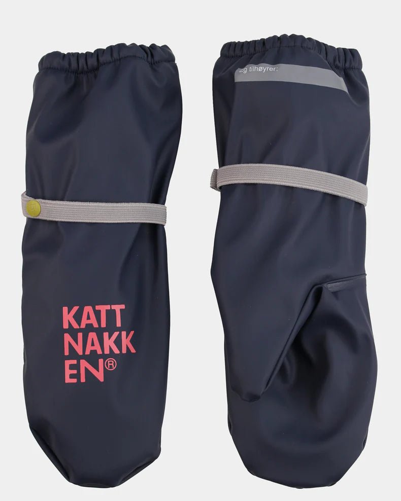 Kattnakken Regnvotter - Marine for barn - Brobrobrille