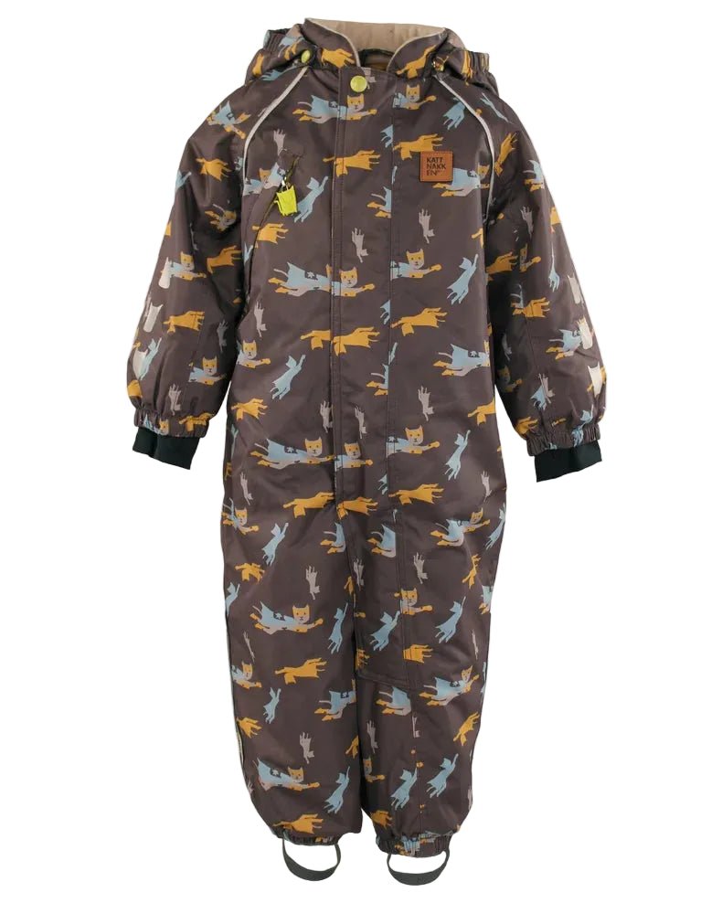 Kattnakken Snø vinterparkdress til baby - Jord for barn - Brobrobrille