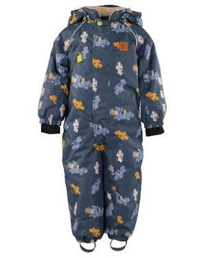 Kattnakken Snø vinterparkdress til baby - Skumringsblå for barn - Brobrobrille