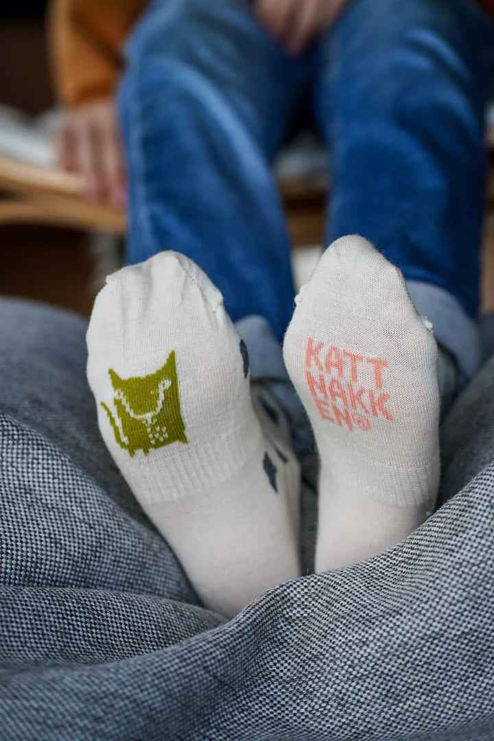 Kattnakken Ullsokker 3pk - Natt for barn - Brobrobrille