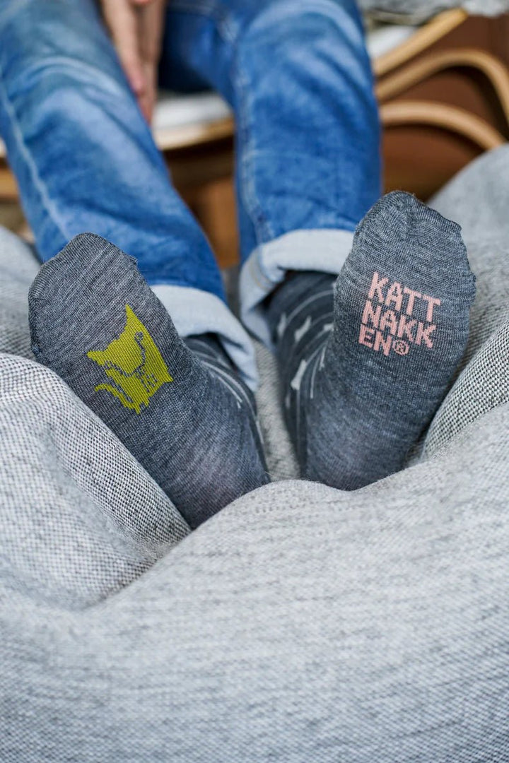 Kattnakken Ullsokker 3pk - Natt for barn - Brobrobrille