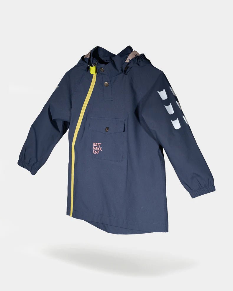 Kattnakken Vindjakke - Marine for barn - Brobrobrille