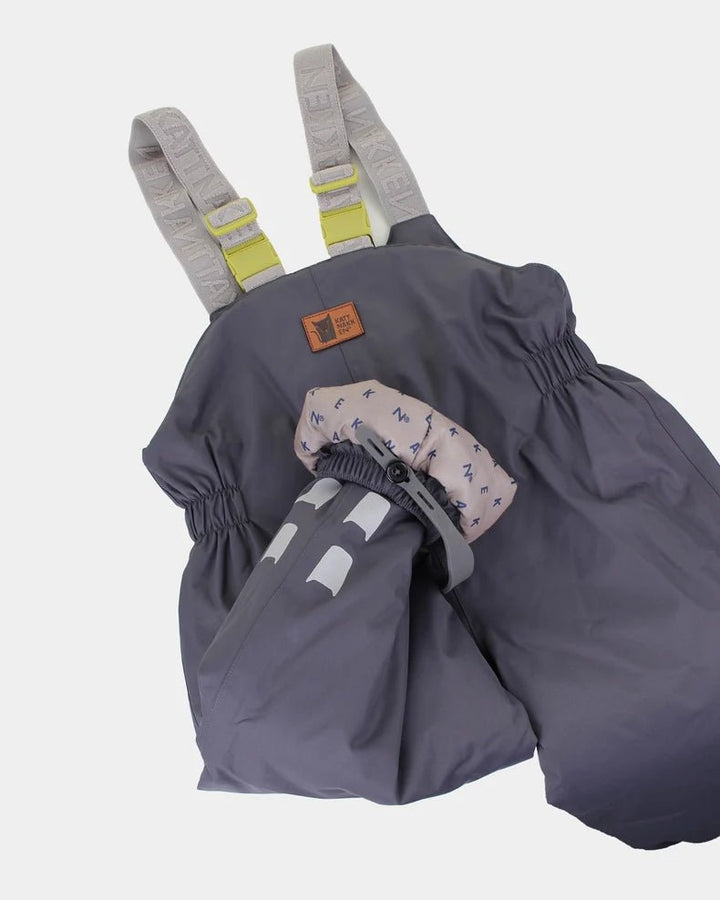 Kattnakken Vinterbukse med seler - Kattesvart for barn - Brobrobrille
