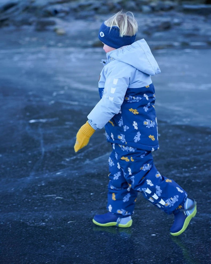 Kattnakken Vinterjakke til barn - Blå Horisont for barn - Brobrobrille