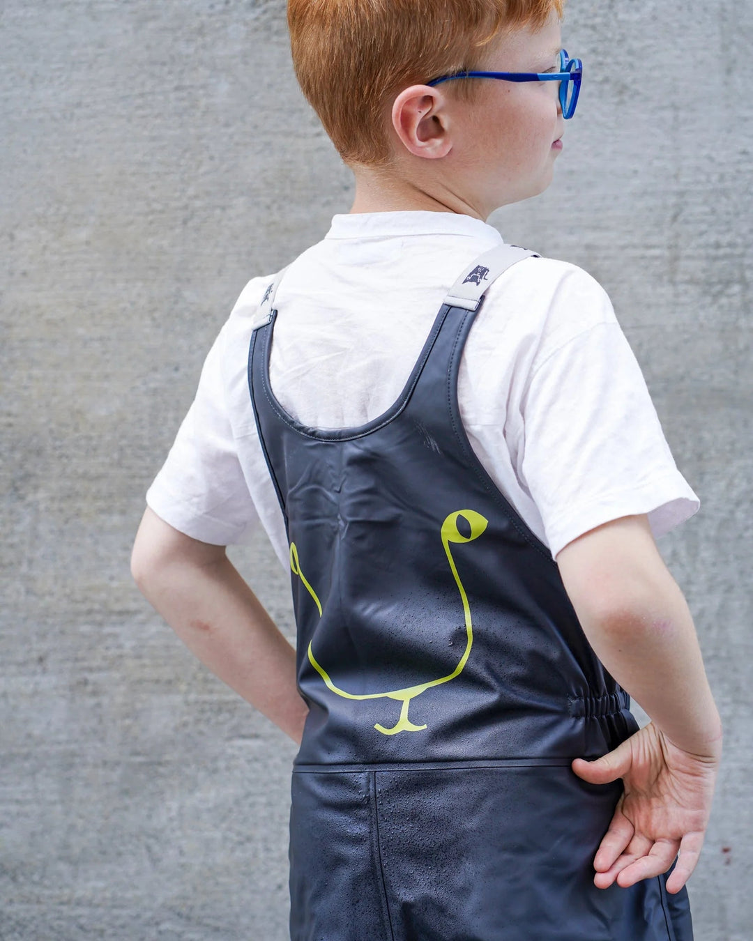 Kattnakken Vinterregnbukse m/seler – Kattesvart for barn - Brobrobrille