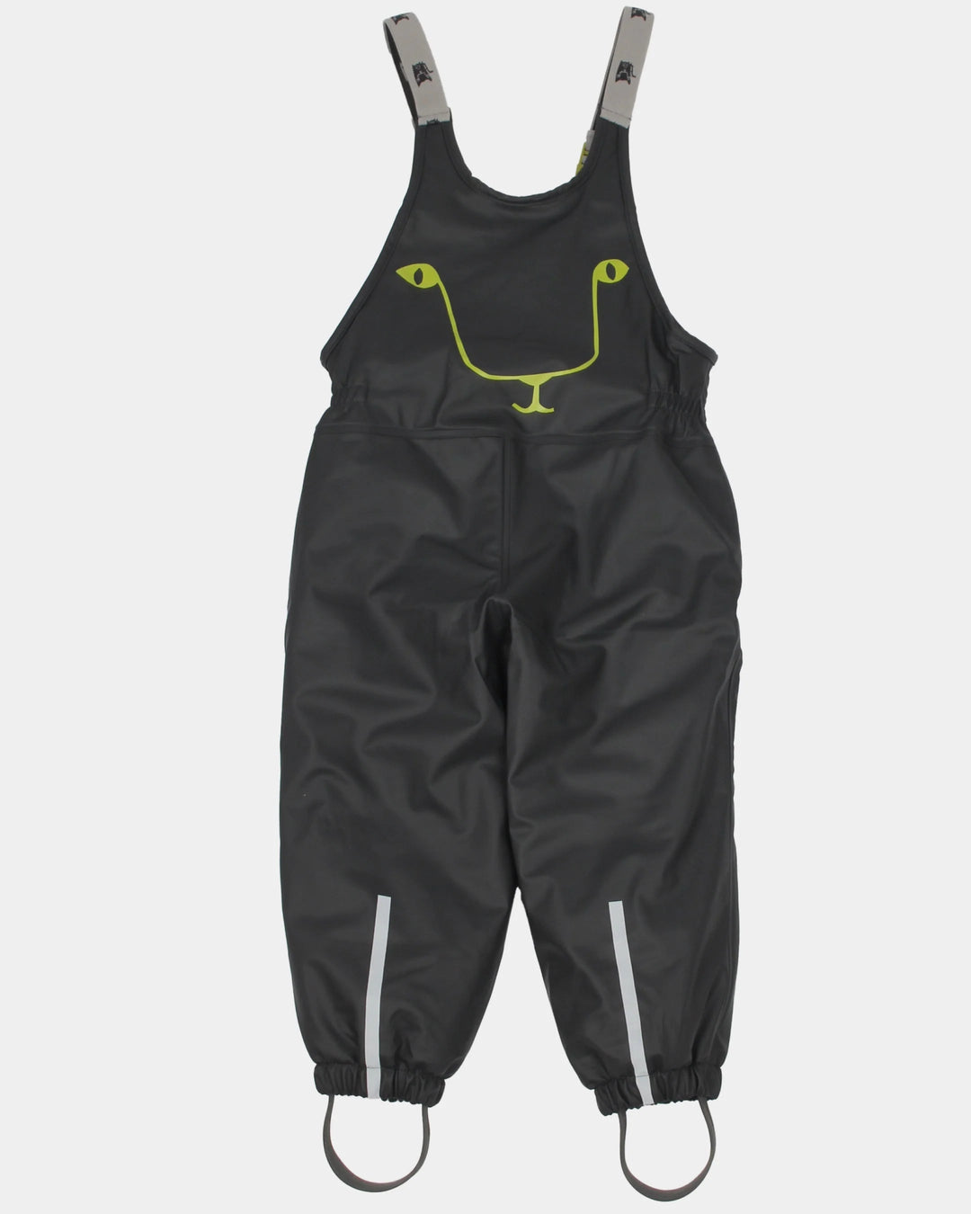 Kattnakken Vinterregnbukse m/seler – Kattesvart for barn - Brobrobrille