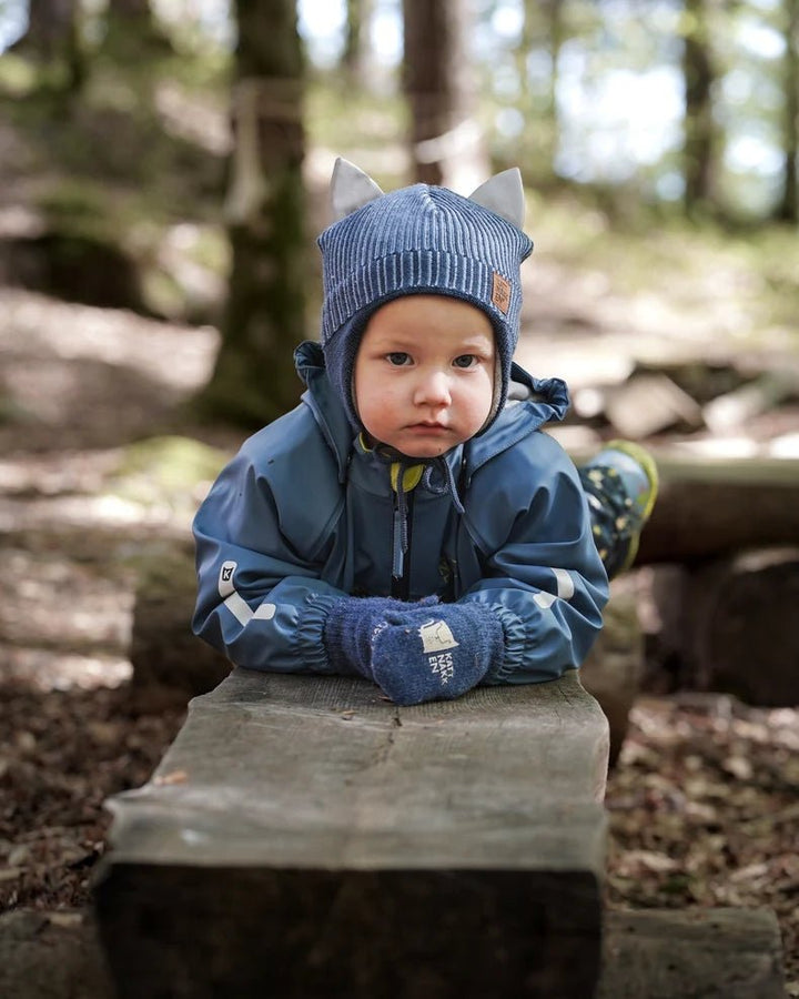 Kattnakken Vinterregndress Baby Pytt - Blå Horisont for barn - Brobrobrille
