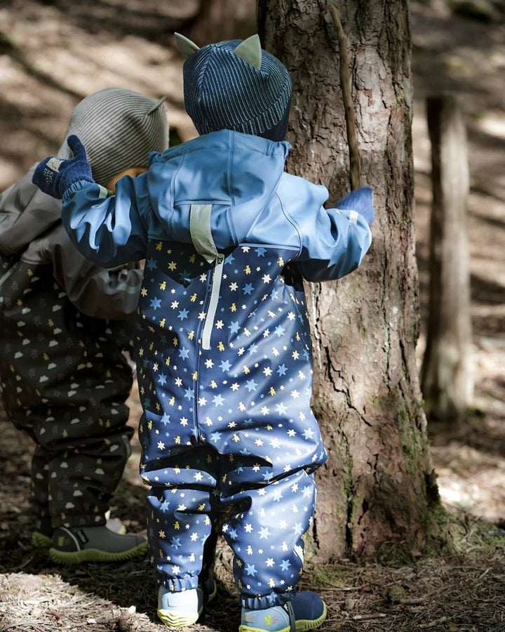 Kattnakken Vinterregndress Baby Pytt - Blå Horisont for barn - Brobrobrille