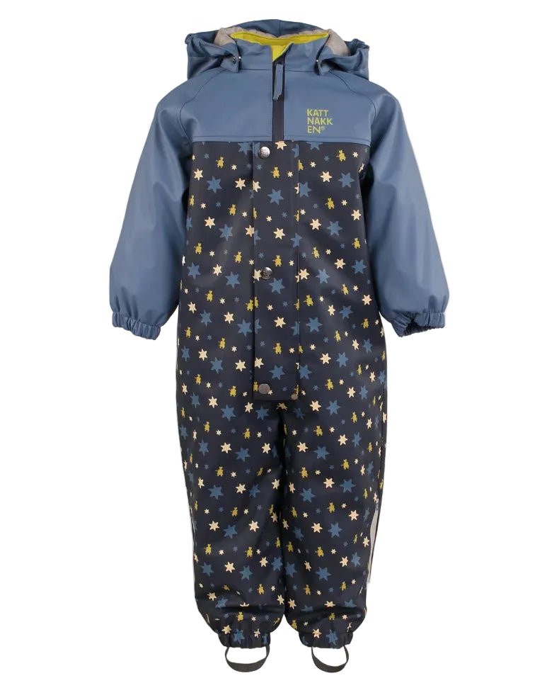 Kattnakken Vinterregndress Baby Pytt - Blå Horisont for barn - Brobrobrille