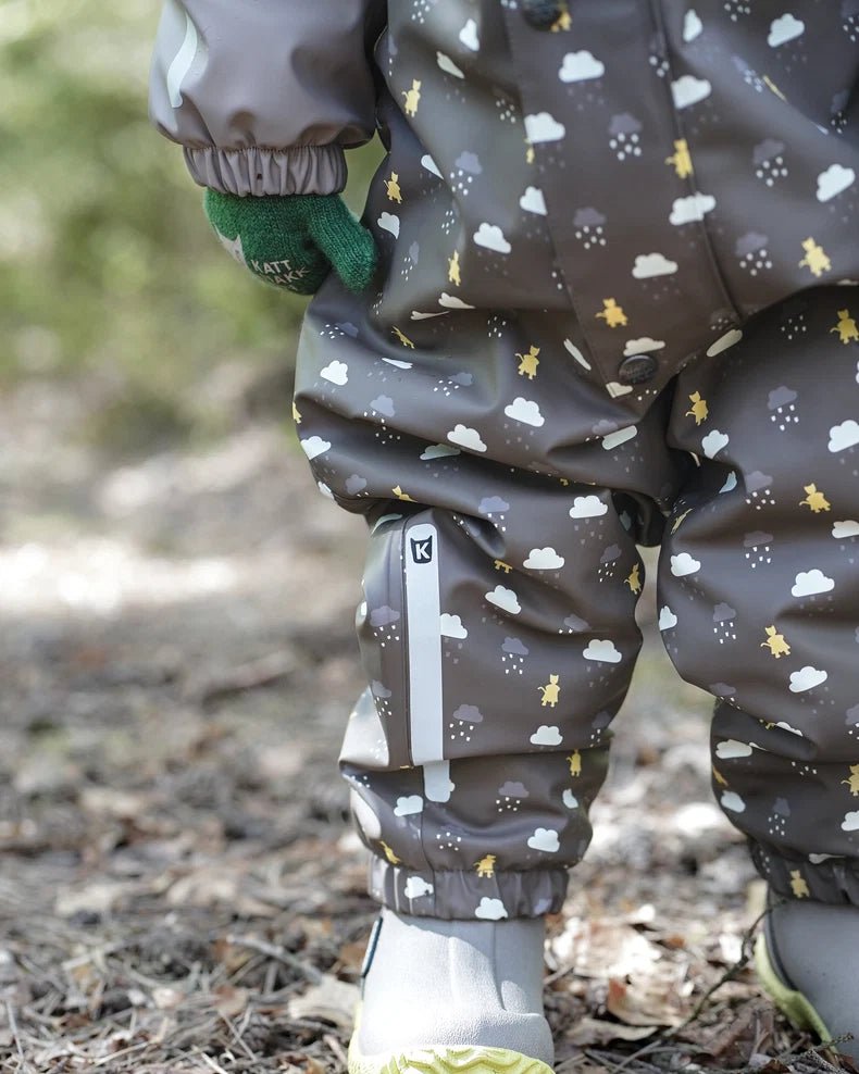 Kattnakken Vinterregndress Baby Pytt - Månefjell for barn - Brobrobrille